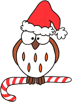 Christmas Owl V-neck