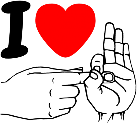 I Love... Koszulka (czarny obrys - wiele kolorów)