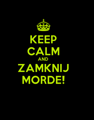 Zamknij morde bluza