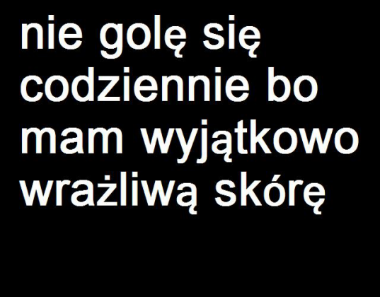"nie golę się...", koszulka damska