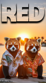 Red Panda Miami T-Shirt 2024