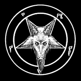 Kozioł + Pentagram BLUZA MĘSKA Z KAPTUREM