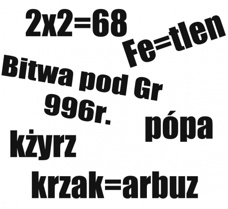 ściąga do szkoły (Męska)