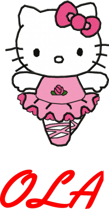 Koszulka "OLA" "HELLO KITTY" "JESTEM FAJNA"