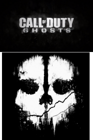 Call of Duty Ghosts- bluza męska: czarna (nadruk z dwóch stron)