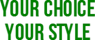 Koszulka z napisem Your Choice Your Style