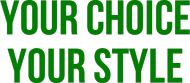Torba z napisem Your Choice Your Style