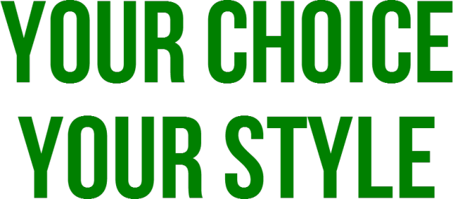 Torba z napisem Your Choice Your Style