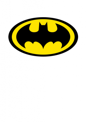 Koszulka 'Batman' Biała.
