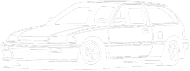 Honda Civic 4gen HB White FastOutline
