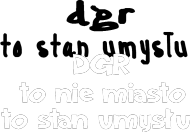 Bluza DGR stan umysłu