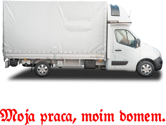 Koszulka moja praca, moim domem napis czerwony