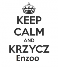 Keep Calm And Krzycz Enzoo Biało Czerwona