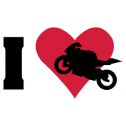 Koszulka Kocham Motocykle Biała