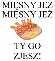 Mięsny jeż męska biała