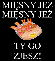 Mięsny jeż damska czarna