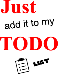 Just add it to my TODO list mousepad