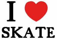 Miś I love skate