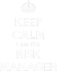 KEEP CALM Risk Manager czarna