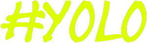 YOLO - nadruk
