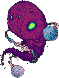 Bluza z Kapturem Damska ECO Kosmiczna Metalowa Zjawa Pixel Art