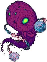 Torba Reporterka Kosmiczna Metalowa Zjawa Pixel Art