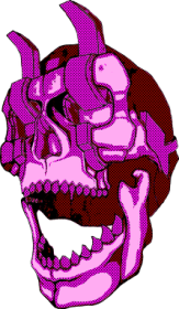 Retro Techno-Skull Pink