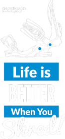 Koszulka męska - LIFE IS BETTER WHEN YOU SHRED (różne kolory!)