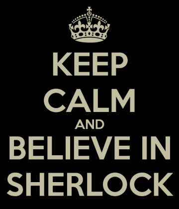 Koszulka KEEP CALM AND BELIEVE IN SHERLOCK