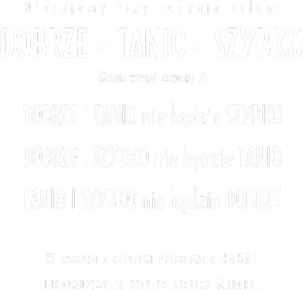 Cennik usług fotografa