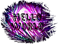 Hello World - męski t-shirt