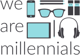 We are millennials - męska bluza mp3