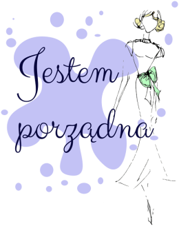 Jestem porządna - damska bluza