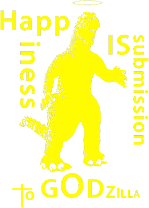 Blouse Godzilla for male