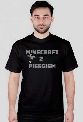 Koszulka Minecraft z Piesgiem - Sklep MrPiesga !!
