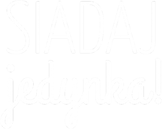 T-shirt damski Siadaj jedynka! CZARNY