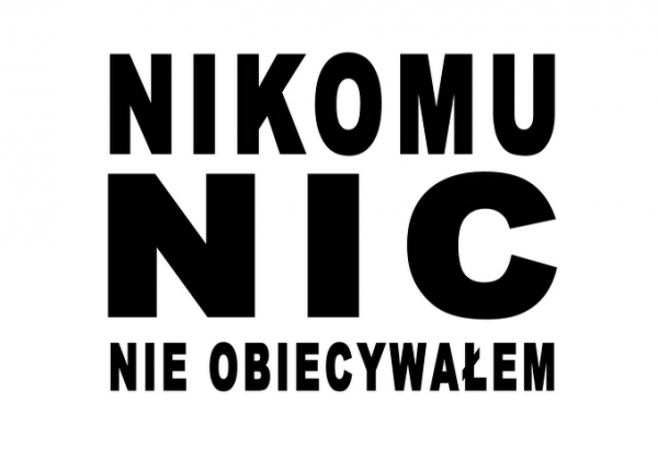 Koszulka MĘSKA ,,Nikomu nic nie obiecywałem''