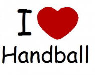 I Love z napisem. Męska, czerwona