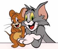 BIAŁA Tom&Jerry MĘSKA