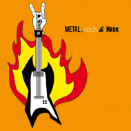metal, rock i mrok - kubek logo