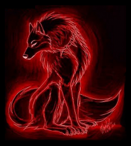 Red Wolf - czarna - damska
