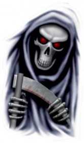 Grim Reaper - biała - Męska
