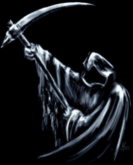 Grim Reaper - czarna - Damska
