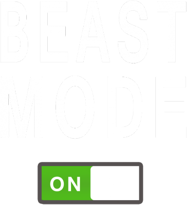 BEAST MODE ON Tshirt, koszulka na siłownię