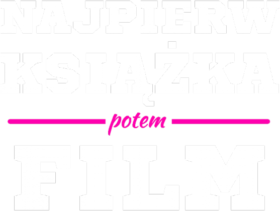 Najpierw książka potem film T-shirt czarny damski