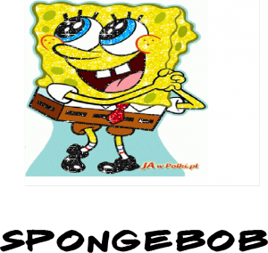 spongebob - nadruk