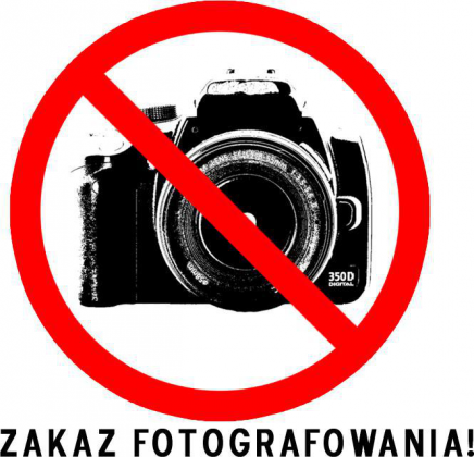 Zakaz fotografowania
