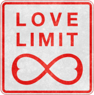 T-Shirt męski - Love Limit- szary