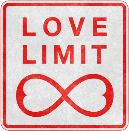 T-Shirt męski - Love Limit- biały