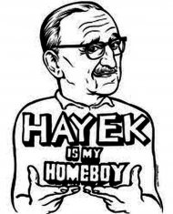 Hayek is my homeboy - biała koszulka